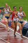 Steph Twell (Scotland), Elinor Kirk (Wales) and Laura Whittle (Scotland) in the womens 5000 metres at the Commonwealth Games, Glasgow. Photo: David T. Hewitson/Sports for All Pics